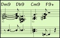 piano part split in the Lead Sheet